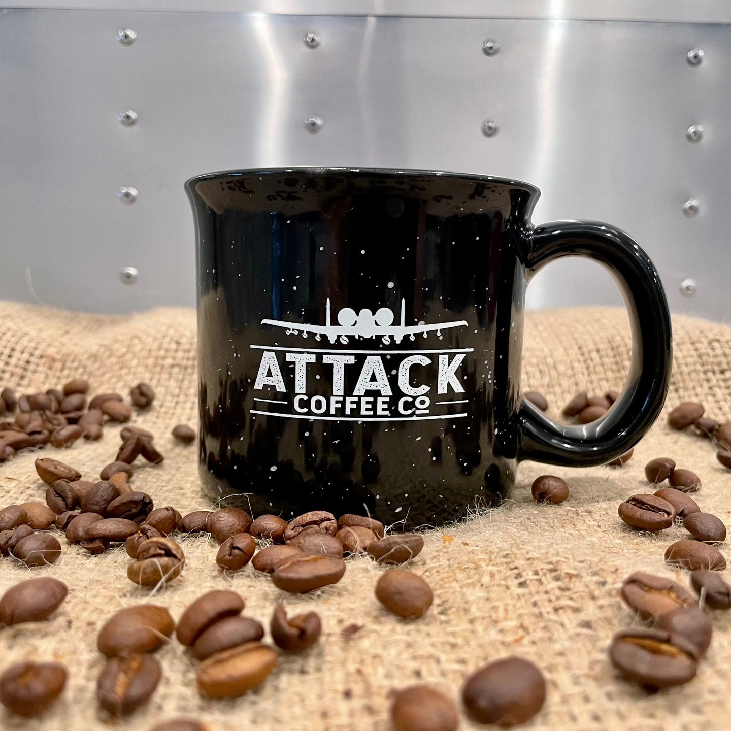 Attack Coffee 13oz Ceramic Campfire Mug (4 colors)