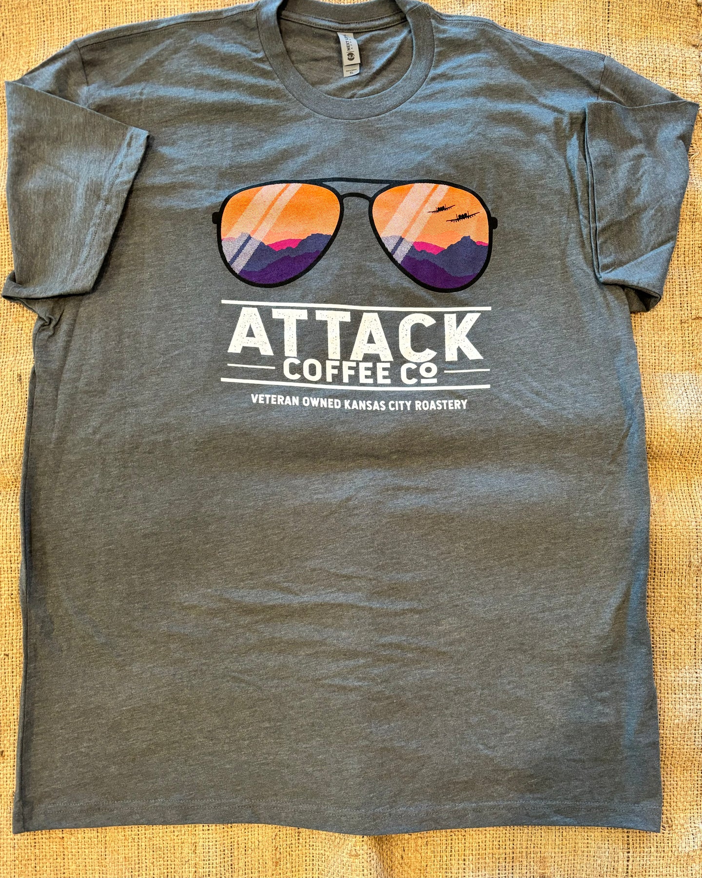 Attack Coffee Aviator T-shirt